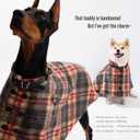 Dog Wool-Blend Luxury Cloak, Timeless Warm Plaid Coat Winter Fall Clothes Outfit Clothing Fits Small & Large Breeds Christmas Valentine Gift (Camel,2XS)