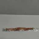 uxcell 14.17 Inch PU Leather Short Bag Strap with Clasp, Purse Handles Handbags Replacement Straps for Clutch Bag Underarm Bags, Brown, Silver Buckle