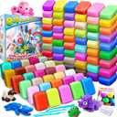 Magic Clay - Air Dry Clay 84 Colors, Modeling Clay for Kids with Tools, Soft & Ultra Light, Toys Gifts for Age 3 4 5 6 7 8+ Years Old Boys Girls Kids