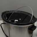 Elite Gourmet MST-900D 8.5Qt Digital Programmable XL Jumbo Slow Cooker, Adjustable Temp, Entrees, Sauces, Stews & Dips, Dishwasher Safe Glass Lid & Crock, Stainless Steel