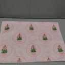 JINYO Grandmillennial Pink Christmas Kitchen Towels, Coquette Pink Bow Chinoiserie Christmas Tree Decorative Hand Towels for Bathroom Kitchen, Preppy Xmas Tree Dish Tea Towel, 16x24 Inch