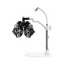 Simple Ophthalmic Phoropter Arm Bracket Table Stand with Top Lamp Vision Tester Support Desktop Use with Light (WZ-ZZ,White)