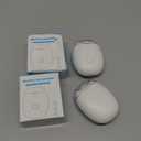 2PCS Universal Automatic Fingernail Grinder, Portable Electric Nail Clipper with LED Light and 3 Speeds, 360 Silent Auto Fingernail Cutter and Polishing Trimmer for Safe (White)