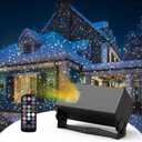 AIRIVO Outdoor Laser Lights Projector, 5 Color Motion Firefly Lights Star Show Projection Light, Christmas Projector Light with Remote Control for Holidays Halloween Decoration Home, Garden, Patio