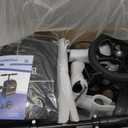 Economy Knee Scooter Steerable Knee Walker for Foot Injuries Compact Crutch Alternative with Dual Braking System (Black)