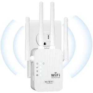 WiFi Extender, 2025 Fastest WiFi Booster,WiFi Extenders Signal Booster for Home, WiFi Repeater with Ethernet Port Covers up to 9880sq. ft and 55 Devices-Medium-2.4GHZ