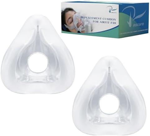 Airfit F20 Replacement Cushion Small - 2 Packs Compatible with Original F20 Frame - Ultra-Soft & Durable Replacement
