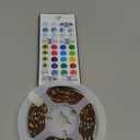 RUISHINE Battery Powered LED Strip Lights 25ft, Battery Operated LED Light Strip Color Changing Music Sync App Remote Control RGB USB Led Lights for TV, Room, Rope Lights