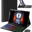 Case Keyboard for Tab A9+ Plus Tablet 11" Samsung Galaxy Tab A9+ 2023 11-inch Dazzle Magic Keyboard Backlit Built-in Pencil Holder with Mouse Black (SM-X210/X215/X216/X218)