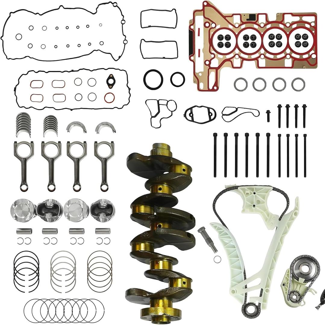 N20 Full Gasket Set w/Crankshaft & Piston (10:1) for Engine Overhaul 2.0L