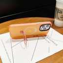 Case for iPhone 13 Pro Max Magnetic with Stand Ring, [Compatible with Magsafe] Lightweight and Translucent Matte Back Shockproof Protective Case Men Women Purple