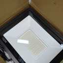 MUCLUD 2Pack LED Flood Light Outdoor, 150W LED Work Light 15500lmwith 6FT US Plug, IP66 Waterproof Exterior Security Lights, 6000K Daylight White Outside Floodlights Slim Design for Playground Yard