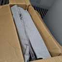 CRYPTOLITE Area Rugs 9x12 Rug for Living Room Abstract Washable Rug with Non-Slip Backing Low Pile Area Rugs for Bedroom, Dining Room, Silver&Grey