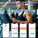 Health Fitness Tracker Ring for Women Men Smart Ring with Heart Rate, SpO2, Blood Pressure, Sleep Monitoring with Charging Case,Remote Photography, Family Care, No Subscription Fee (Gold 11)