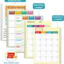 2 x ceiba tree Christmas Teacher Gifts Bulk Teacher Planner with Vinyl Stickers Sticky Notes Set Pen and Affirmation Cards Stationary Set for Women Men Happy Holidays