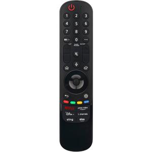 Replace Magic Remote MR24GA AKB76045002 with Voice and Pointer fit for LG TV OLED evo TV Series G4/C4/B4, QNED TV 99T/ 90T/ 85T/ 80T Series, UT80 UT75 Series 4K Smart Televisions