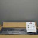 WILLBBQ Charcoal Grills Commercial Quality Portable Multiple Size Hibachi BBQ Lamb Skewer Folded Camping Barbecue Grill for Garden Backyard Party Picnic Travel Outdoor Cooking Use(31.6x7.1x5.1 inch)