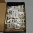 DEEKA Bridesmaid Proposal Gifts 8 Pack Pearl Bridesmaid Hair Claw Clips with Ribbon 3 Inch Hair Clips Bachelorette Party Favors Bridal Party Present Hair Accessories (Half Circle)