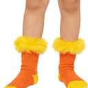 Funny Crew Socks Novelty Costume Accessories Party Favors 6-10yr Small (Yellow)