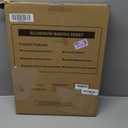 Commercial Quality Baking Sheet Pan Set, Natural Aluminum Cookie Sheet, Umite Chef Warp Resistant Baker's Half Sheet Pan, Large Thick Cookie Tray Pans for Baking, Roasting(2 Pack, 18X13In)