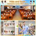 100 Pcs Little Jesus Figures, Jesus Loves You Figures, Mini Jesus Figurines in Bulk, Tiny Baby Jesus Figures for Crafts Pocket Hide and Seek, Sunday School Religious Party Favors Gift (10 Colors)