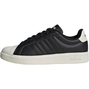 adidas Men's Streettalk Sneakers (8.5, Black/Black/Off White)