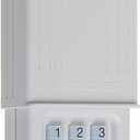 CHAMBERLAIN Clicker Keyless Entry KLIK2U-P2, Works with Chamberlain, LiftMaster, Craftsman, Genie and More, Security +2.0 Compatible Garage Door Opener Keypad, White