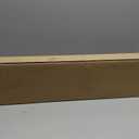 DEZ FURNISHINGS Cordless 2" Signature Faux Wood Blind, 34" W x 60" H, Bark Brown