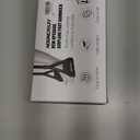 Airplane Foot Hammock, No Collapse Foot Rest for Plane Travel with Extended Adjustment Strap, Portable Desk Foot Hammock with Thickened Foam, Foot Sling Travel Essentials to Relax Your Feet (1 Pc Black)