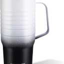 HAUSHOF 24 oz Travel Mug with Handle, Stainless Steel Vacuum Insulated Coffee Travel Mug, Double Wall Travel Mugs with Leakproof Lid, BPA Free, 24 fluid ounces
