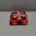 Christmas Tree Skirt 60 Inches, Burlap Tree Skirt for 7ft Tree to 9ft Tree, Double-Sided Buffalo Plaid Tree Skirt for Pencil Tree, Xmas Tree Skirts Boho Farmhouse Christmas Tree Decorations