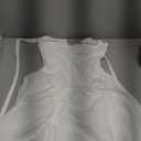 ChiaoLezhee Deep V Neck Dress, Halter Maxi Dresses, Vacation Date Night, Sexy for Women Corset Flowy Wedding Guest Drop Waist Medium