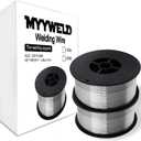 Flux Core Wire, Mig welding Gasless, Mild Steel E71TGS.030-Diameter, 4-Pound Spool (0.030" 2LB*2)