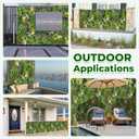 Artificial Grass Wall Roll Panels: 80''x120''Boxwood Hedge Panels, UV-Anti Privacy Fence Screen, Fake Greenery Backdrop for Indoor Outdoor Garden, Party, Wedding Decor