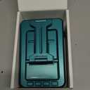 JTEMAN Cell Phone Stand with Wireless Bluetooth Speakers,Angle Adjustable Strong Pedestal Phone Stand for Desk,HD Sound and Bass Bluetooth Speaker Compatible with All Mobile Phones(Green)