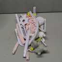 Baby Crib Mobile for Girls, Soft Knitted Woodland Characters Rabbit Squirrel, Pink and White Nursery Decor, Calming Soother with 12 Lullabies Essential and Perfect Gift for Girls