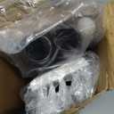 SetSail Floor Scrub Brush with 51-Inch Long Adjustable Handle 2 in 1 Scrape Brush Stiff Bristle Floor Scrubber for Cleaning Shower Bathroom Garage Kitchen Wall Deck Tub Tile, Black