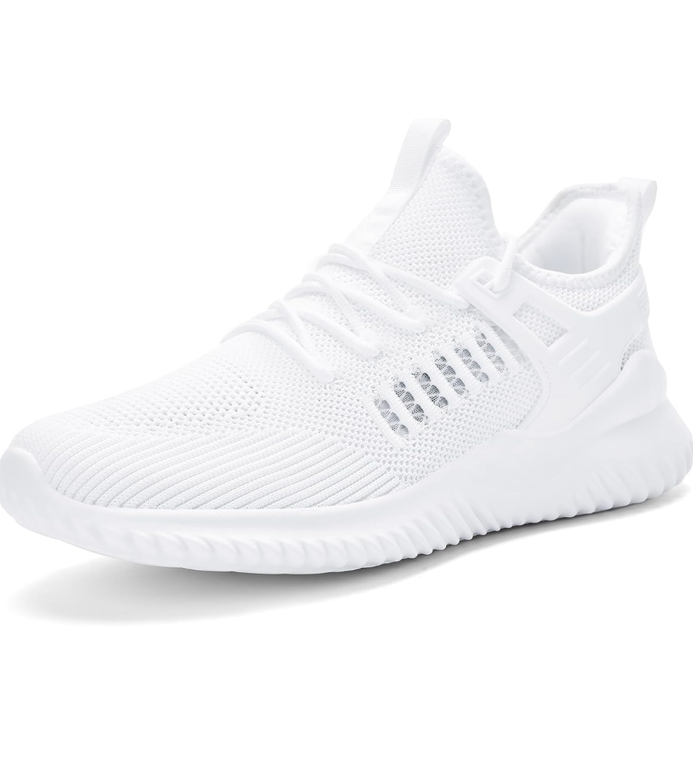 Mens Sneakers Tennis Shoes - Slip on Memory Foam Walking Shoes for Athletic Running Workout Gym Jogging Indoor Outdoor Lightweight Breathable Casual Sneakers, 44