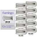 Flamingo Women's Original Razor Blade Refill Cartridges for Women - 10 Count - 5-Blade Shaving Razors for Women