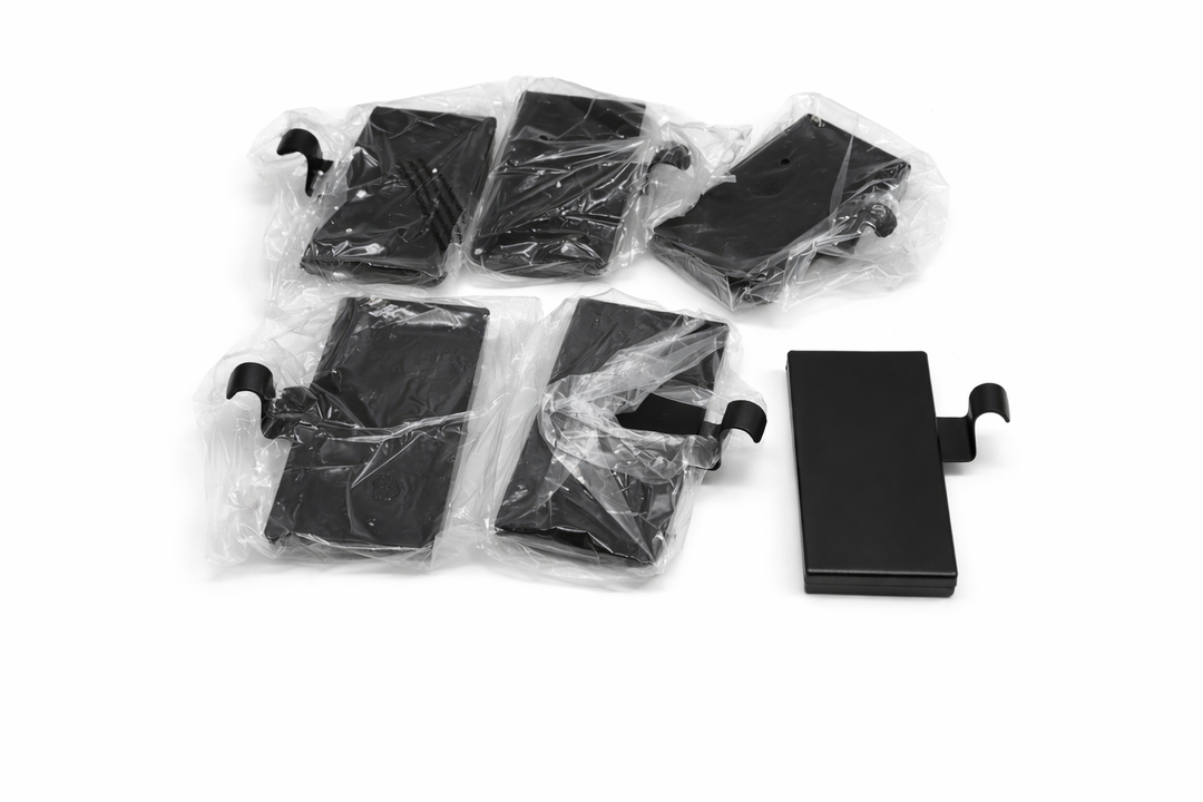 6 Pack Over The Desk Hooks, Black Metal Cubicle Hooks, Heavy Duty Office Partition Hangers for Bags, Coats, Headphones