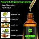 2X Biotin Beard Growth Oil for Men - Natural Organic Leave-in Conditioner & Softener - Mustache & Facial Hair Thickener, Moisturizer & Strengthener - Anti Itch & Dandruff Serum, 2 fl.Oz(Cedar)