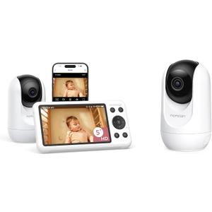 Momcozy Smart WiFi Baby Monitor with Camera & Baby Monitor BM04 Add-on Camera