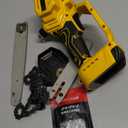 Mini Chainsaw Cordless for Dewalt 20V MAX Battery,8-Inch and 6-Inch 2-IN-1 Brushless Chainsaw with 750W Brushless Chain saw - 24.6FT/S Cutting, 4000RPM, for Wood Cutting(Battery Not Included) (Yellow)