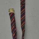 Tunkoo American Flag Dog Collar with Cute Bow Tie 4th of July Cotton Collar Adjustable Durable for Outside Small Medium Large Boys Girls Dogs, L
