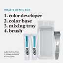 Just For Men Mustache & Beard, Beard Dye for Men with Brush Included, With Keratin Biotin Aloe and Coconut Oil for Healthy Facial Hair - Dark Brown, M-45, Pack of 3 
