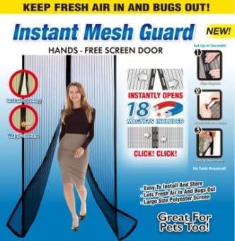 Screen Door Pinnacle Instant Mesh Guard, Hands Free 80.5" x 18.5"