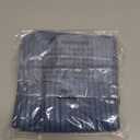 DecorUhome Spring Corduroy Navy Blue Throw Pillow Covers 16x16 Set of 2 Decorative Soft Boho Farmhouse Euro Couch Pillow Covers for Living Room Bed Sofa Broadside Striped Pillow Cases