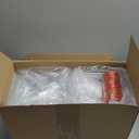 Outus 100 Pack Charcuterie Boxes with Clear Lids, 5.7 x 5.1 Inches, Valentine's Day Paper Food Containers Cake Take out Bakery Boxes with Gift Tags Rope for Desserts Sandwich(Red,Christmas)