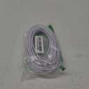 22 Gauge 2 Conductor Electrical Wire, 32.8FT White Stranded Low Voltage 22/2 Cable PVC Case, 22 AWG Tinned Copper 2 Wire Cable Extension Power Cable for Strips LED Lamp Lighting Automotive