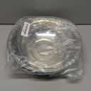 Stainless Steel Basin 10.6 Inch Multi-Use Mixing Bowl for Kitchen Laundry Bathroom Wash Basin for Fruits Vegetables Soup Egg Beating and Foot Soaking